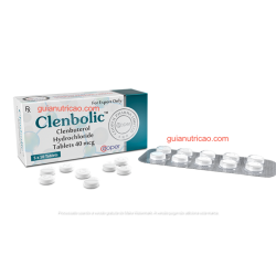 Clenbolic (Clenbuterol) 25mcg 50 comprimidos - Cooper Pharma